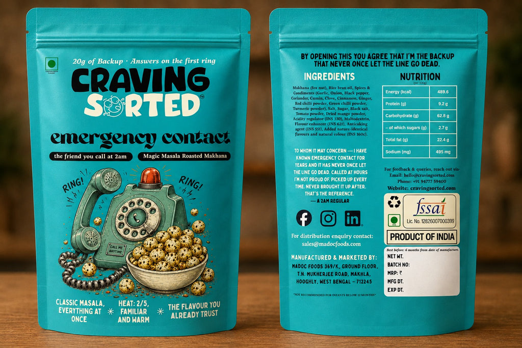 emergency contact 100g jar